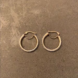 14K gold earrings